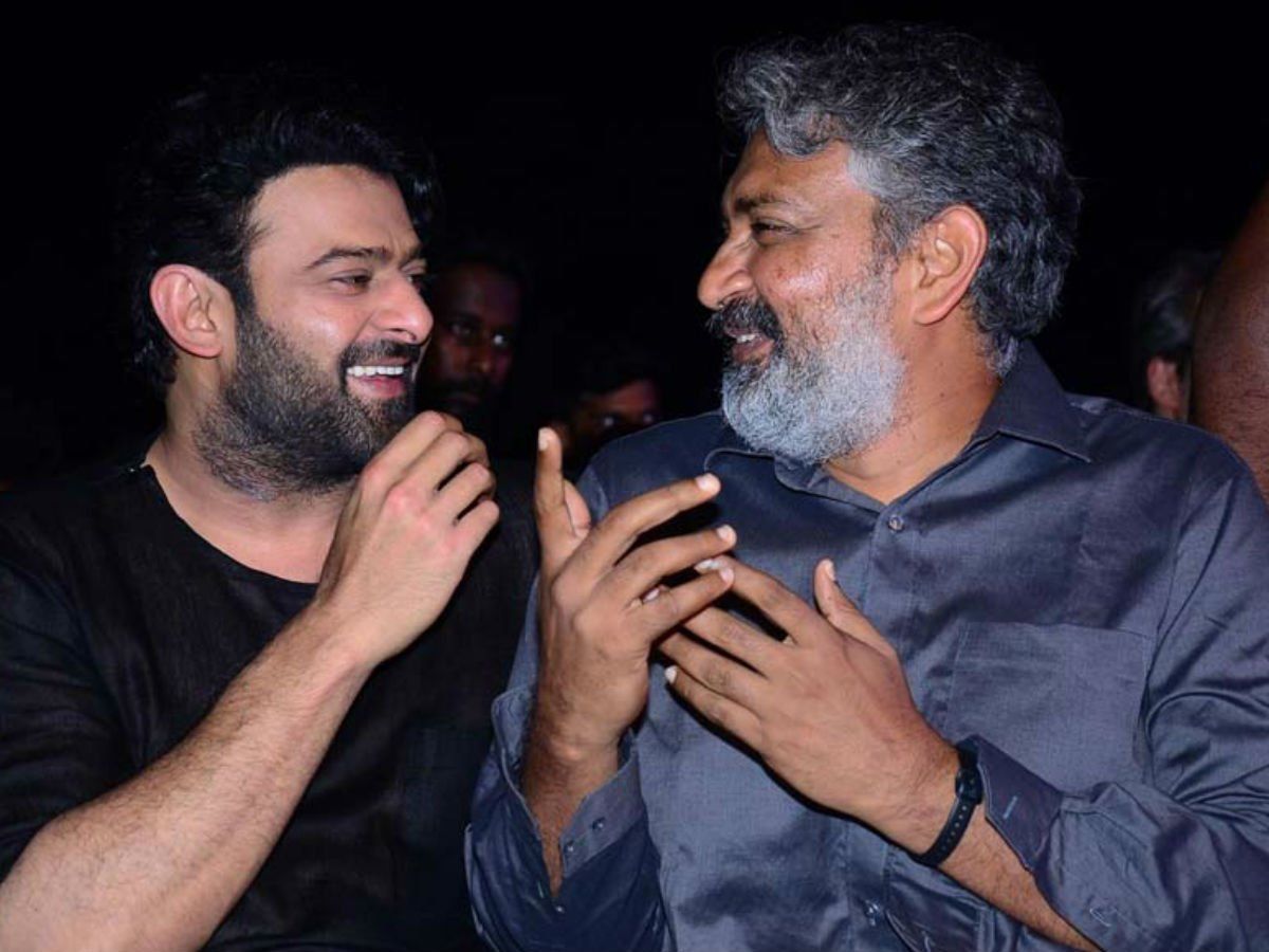 Prabhas with Rajamouli