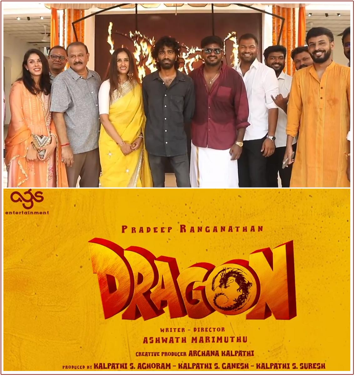 Pradeep Ranganathan is back with another exciting project titled Dragon