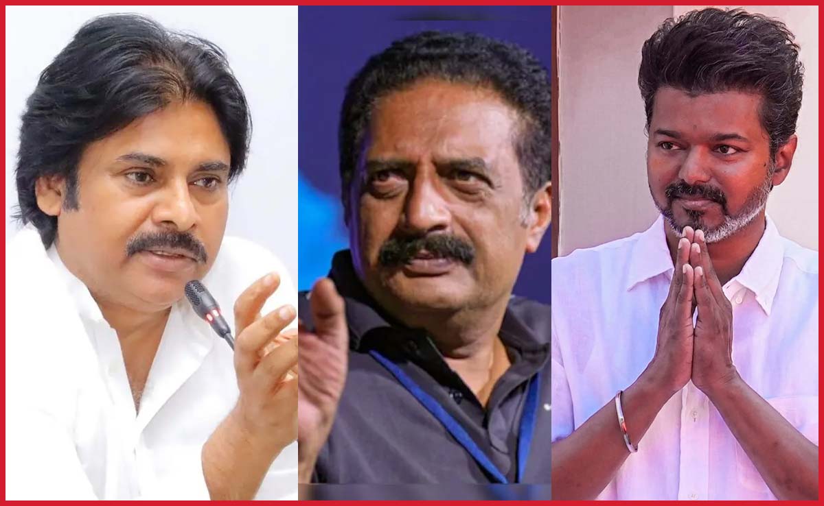 Prakash Raj attacks Vijay and Pawan Kalyan