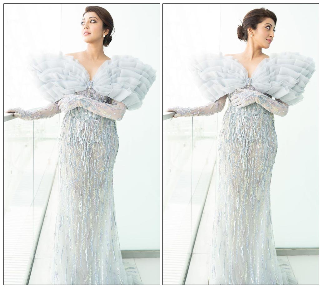 Pranitha Subhash Floors All In Lehenga