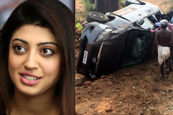 Pranitha Subhash In Road Accident