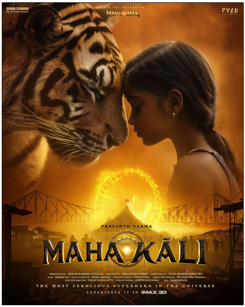 Prasanth Varma Unveils Female Superhero Film Mahakali from PVCU