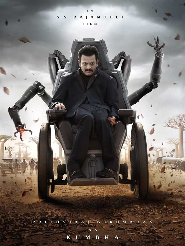 Prithviraj Sukumaran First Look From SSMB29