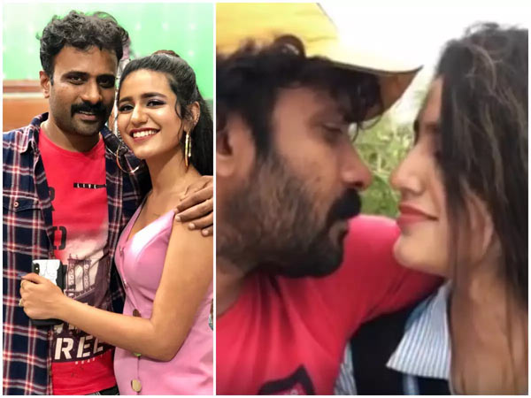 Priya Prakash Varrier Tries To Kiss Cinematographer