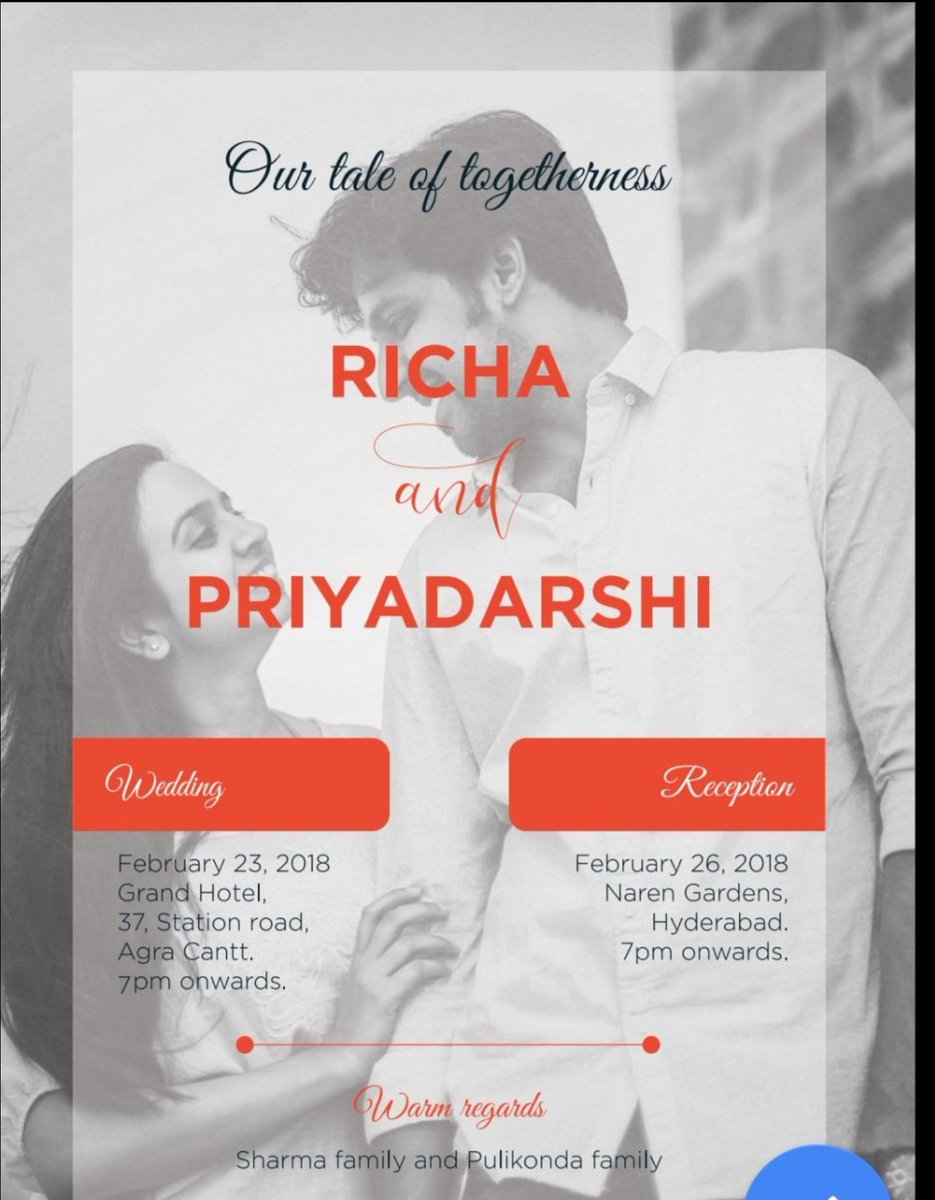 PriyaDarshi Wedding Invitation
