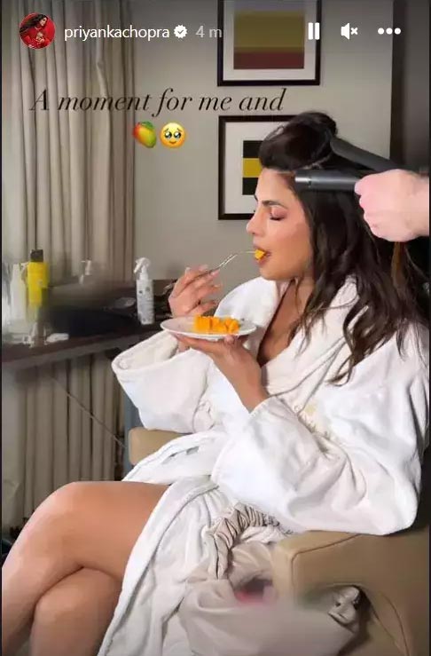 Priyanka Chopra smuggles mangoes