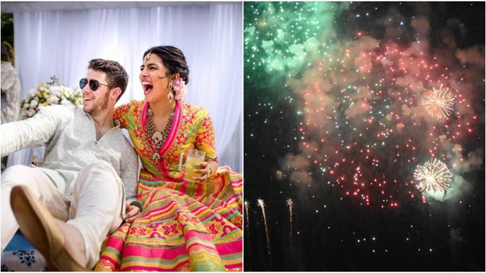 Priyanka Chopra trolled for bursting Crackers at wedding