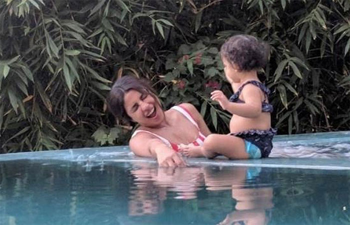 Priyanka Chopra with Her Niece