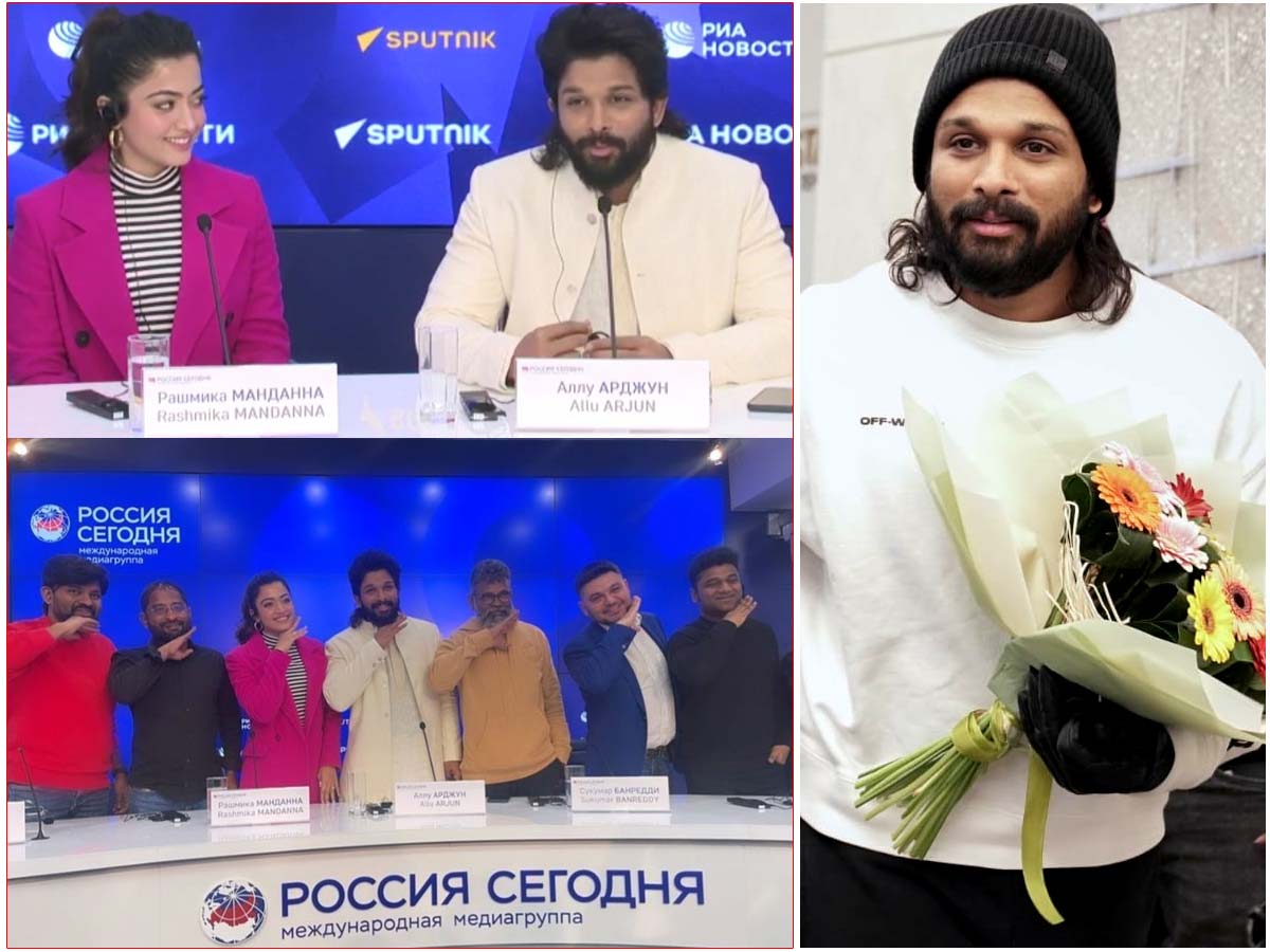 Pushpa Rising started in Russia