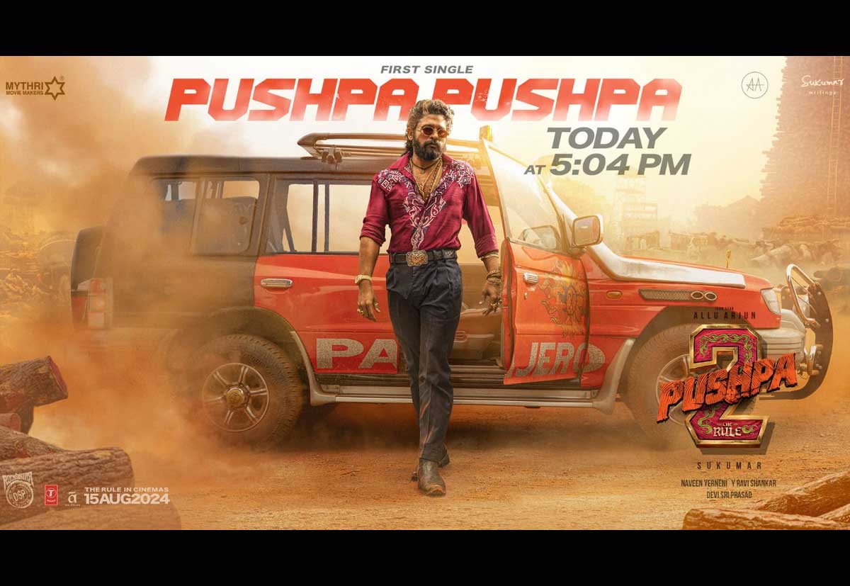 Pushpa The Rule first single arriving today