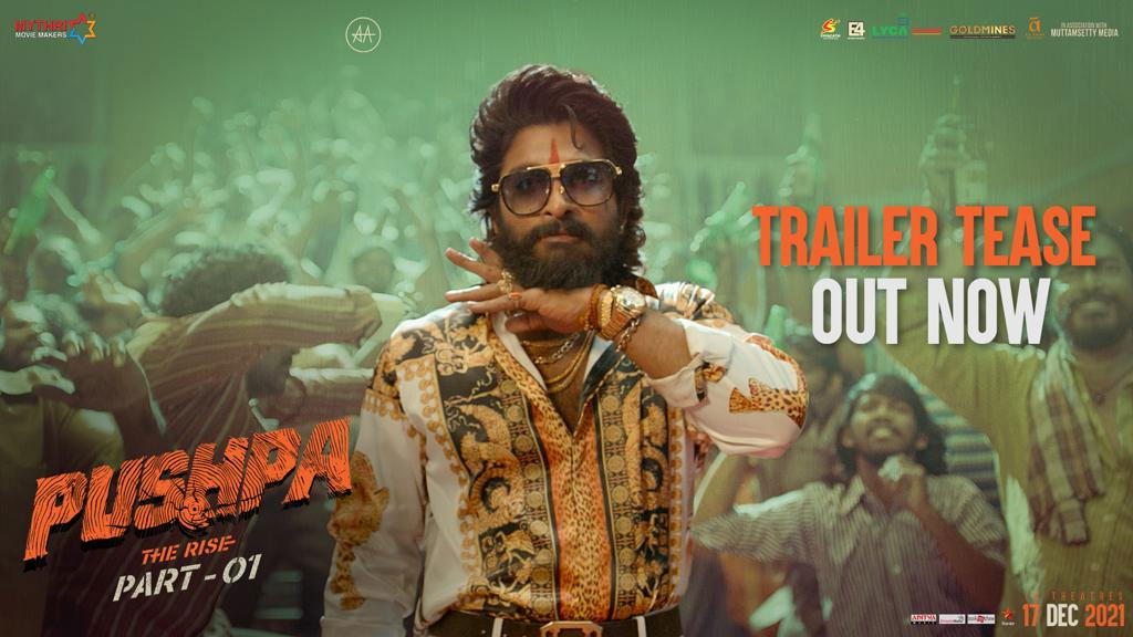 Pushpa trailer tease out
