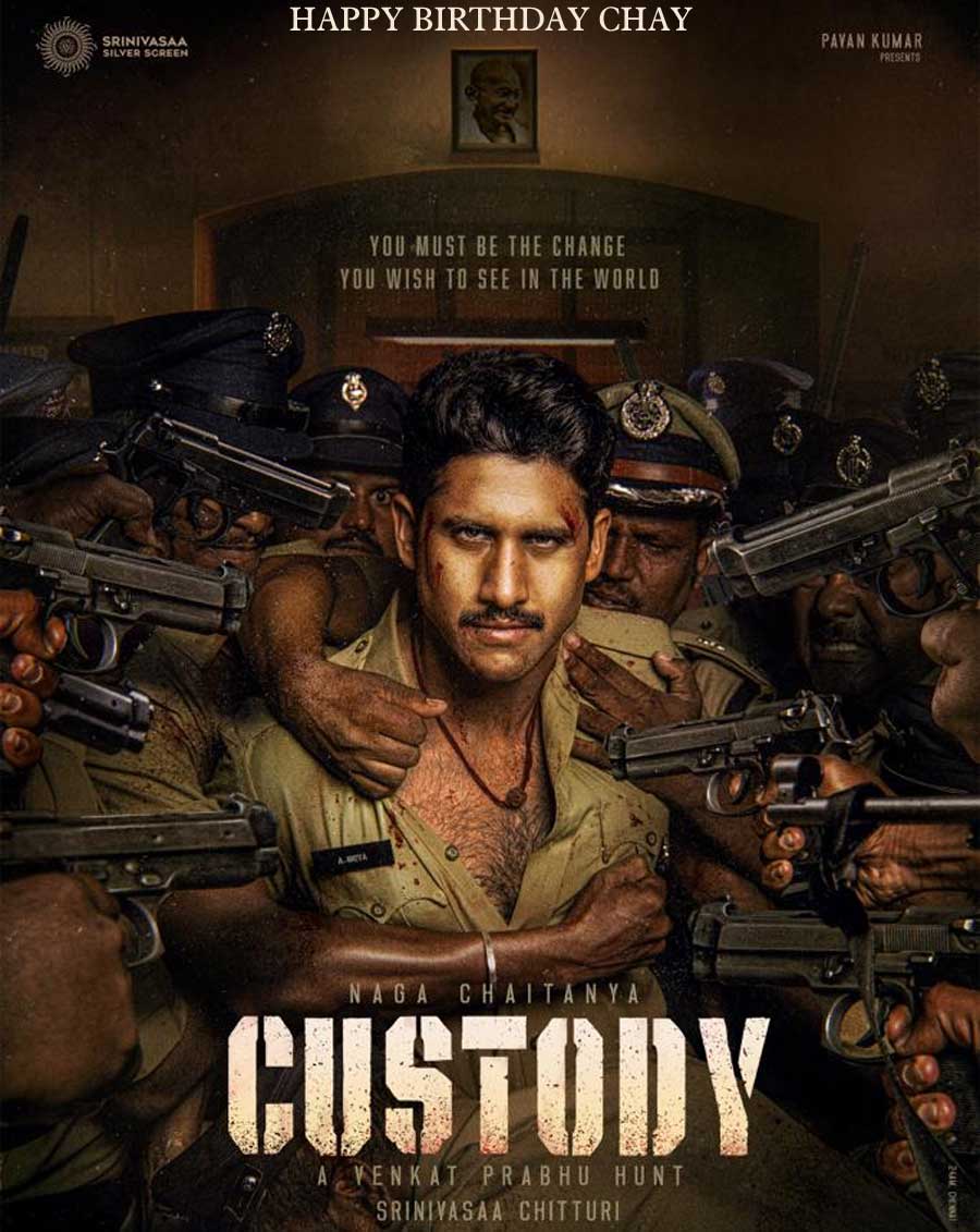 Raging First Look Of Naga Chaitanya's Custody