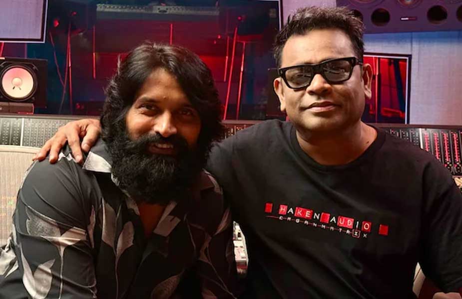 Rahman with Jani Master