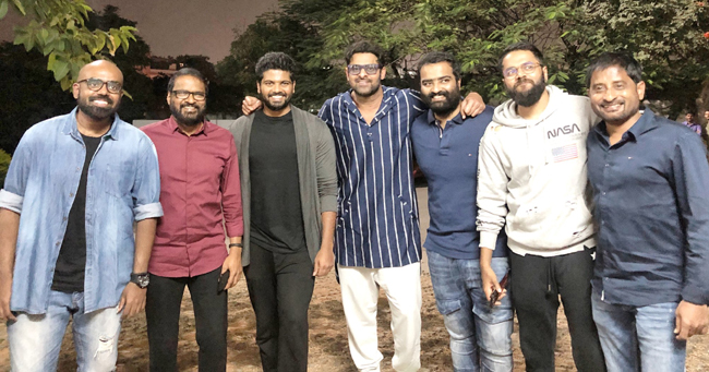 Rajamouli, Prabhas Promoting Mathu Vadalara