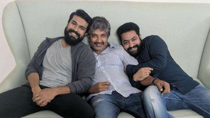 Rajamouli, Ram Charan And Jr Ntr