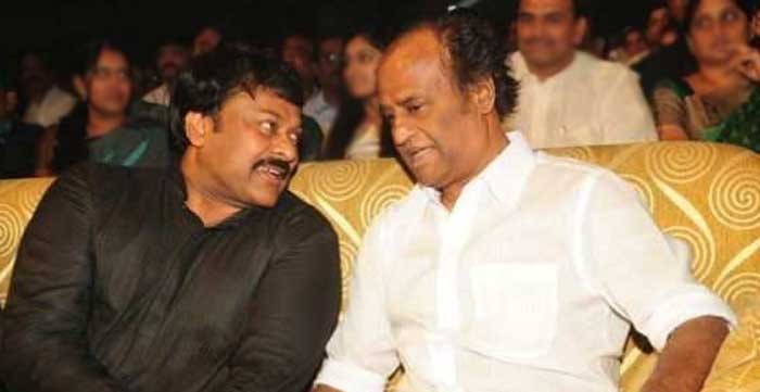 Rajinikanth And Chiranjeevi