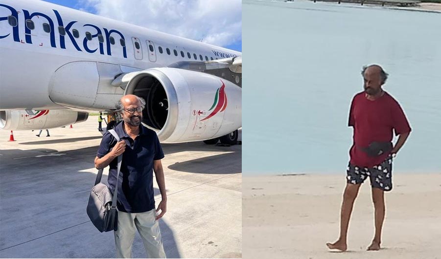 Rajinikanth chilling in Maldives