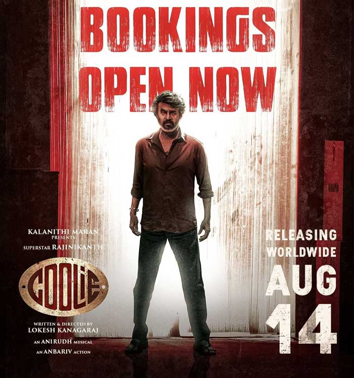 Rajinikanth Coolie Advance Bookings 