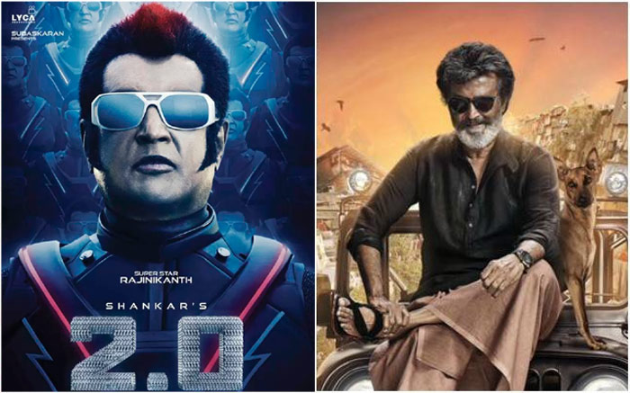 Rajinikanth in 2.0 and Kaala 