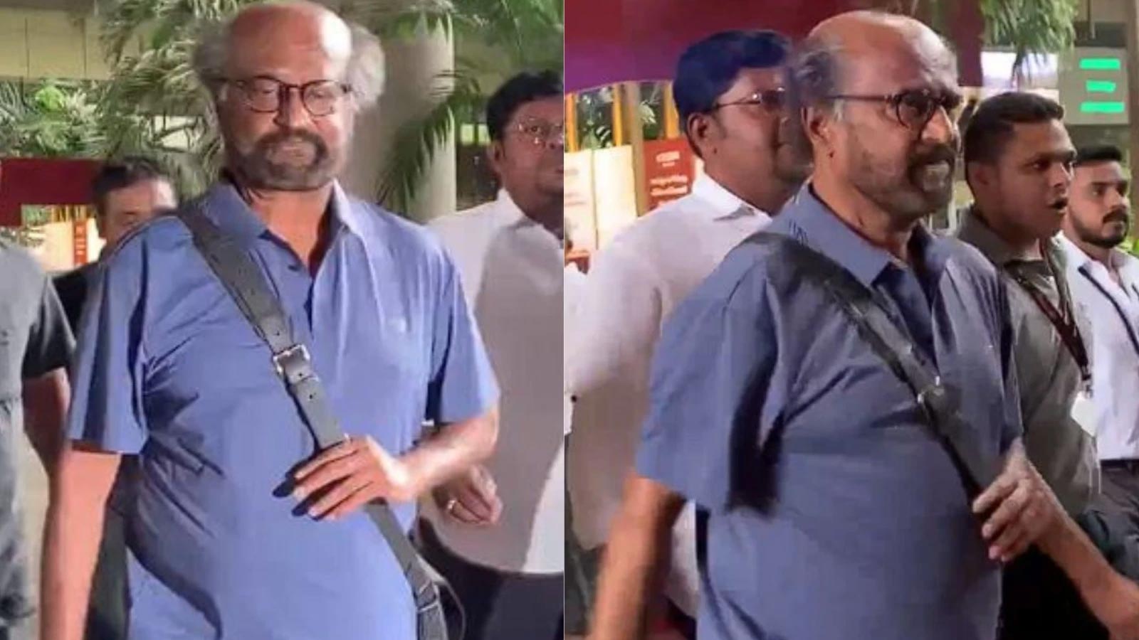 Rajinikanth surprises with his simplicity in Mumbai