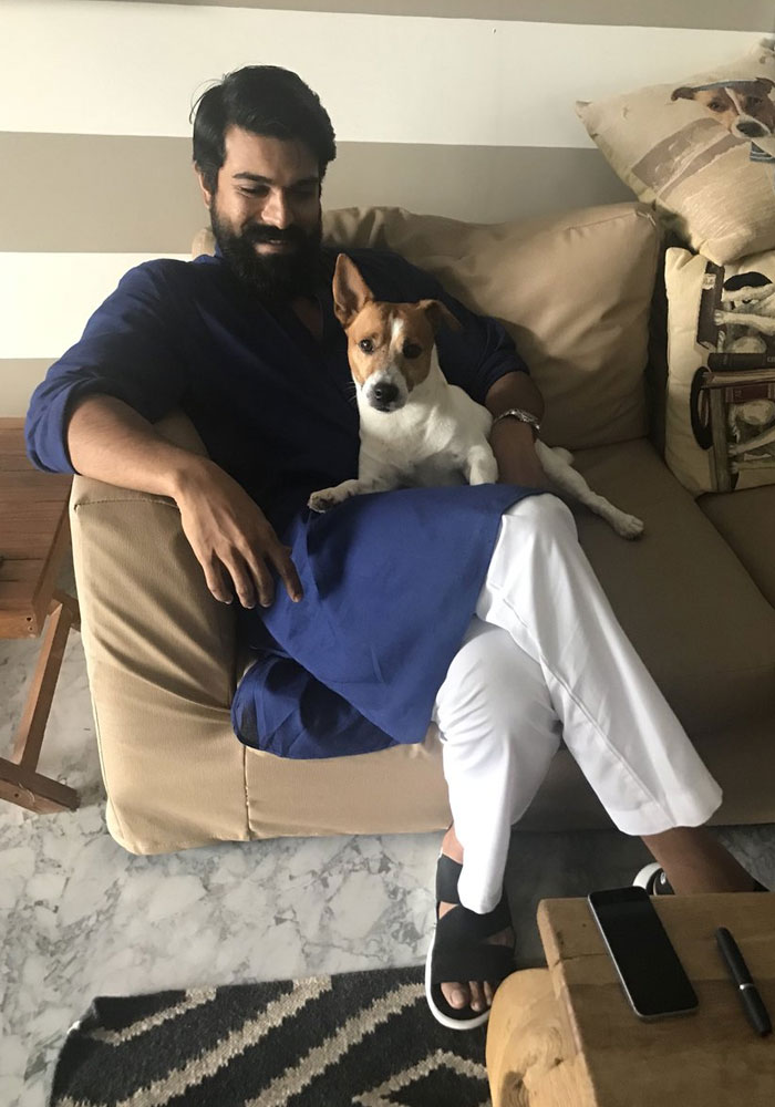 Ram Charan and Brat's Cute Pic