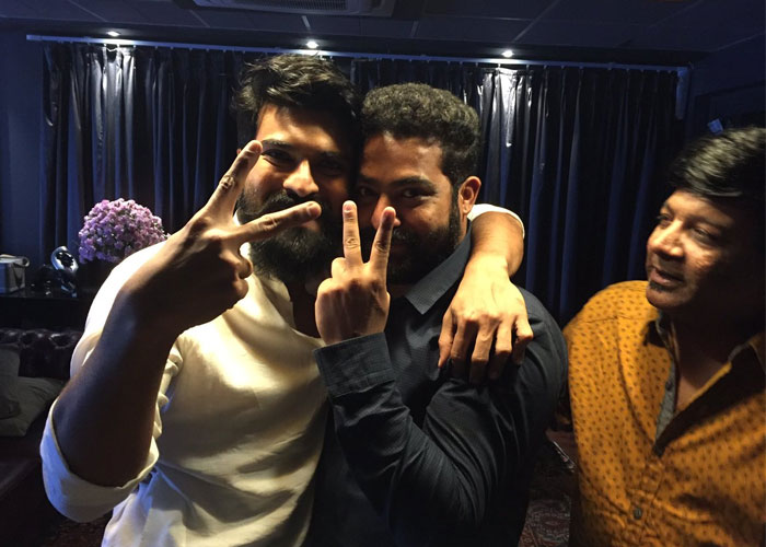 Ram Charan and NTR's Mega Meet