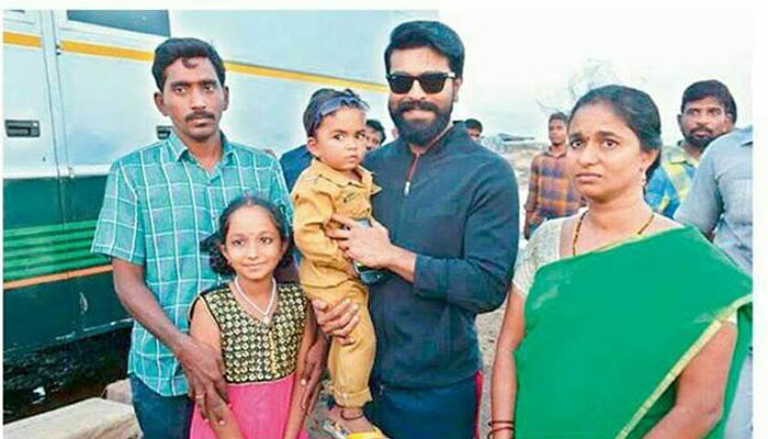 Ram Charan's Charity on 3-Year Old Kid