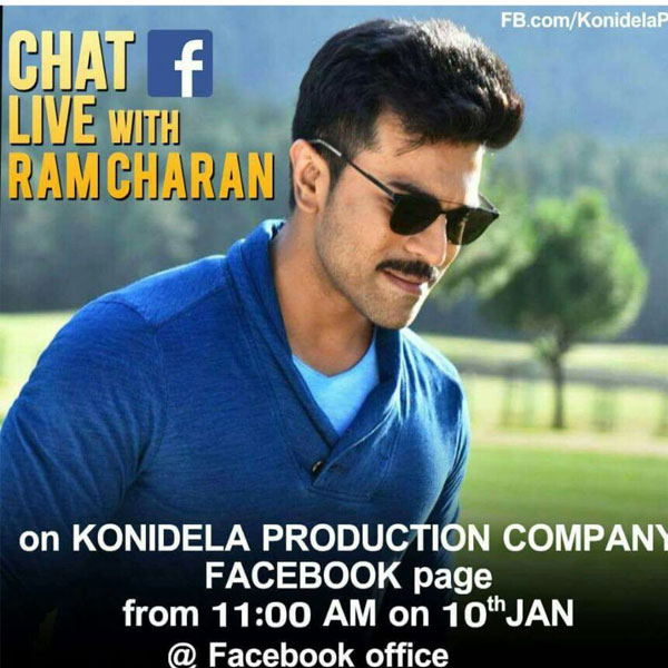 Ram Charan's Facebook Chat Today