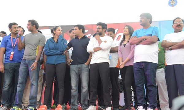 Ram Charan Flagged off 10K Run