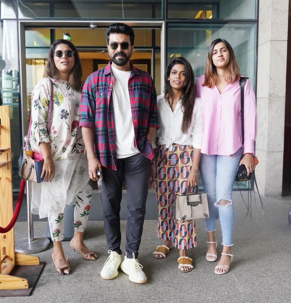 Ram Charan's lunch out with his sisters