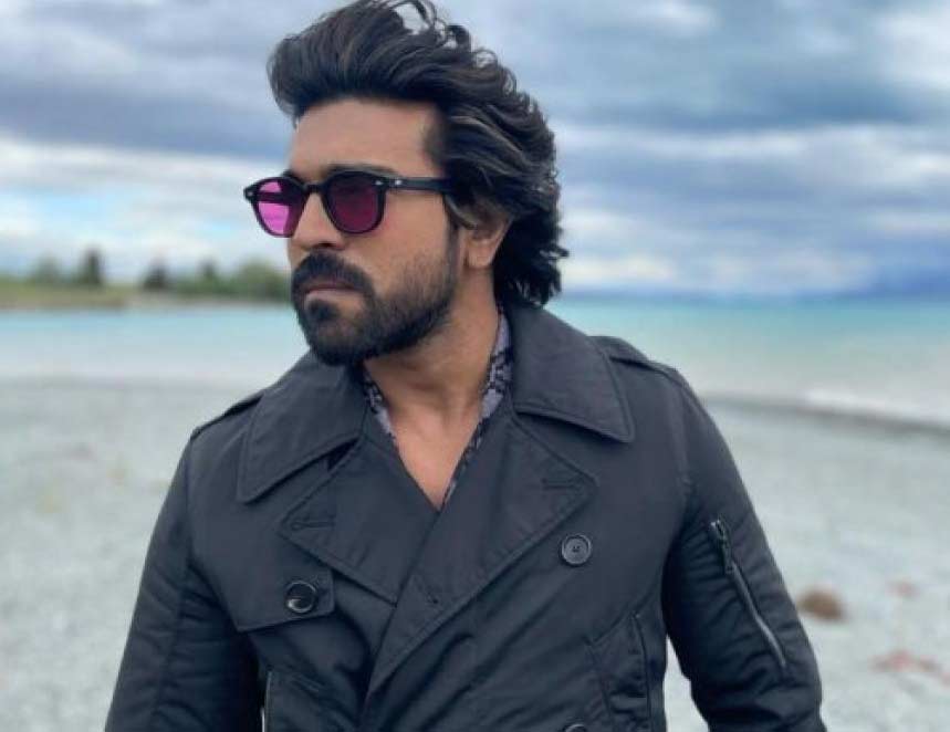 Ram Charan readies for a song in Game Changer