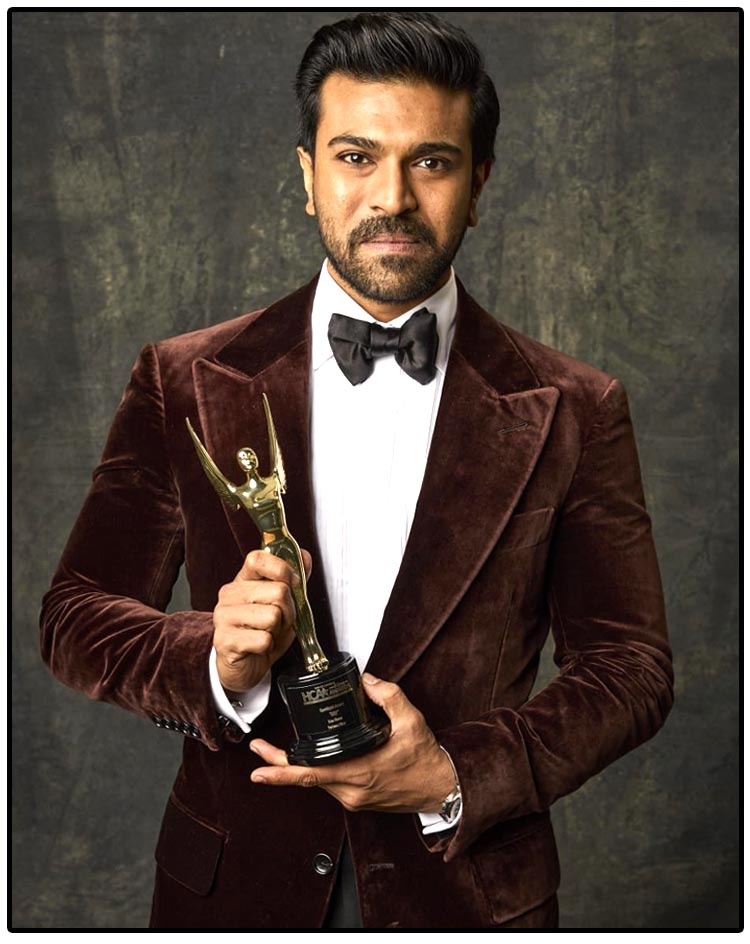 Ram Charan Recieved A Great Honour As A Presenter At HCA Awards