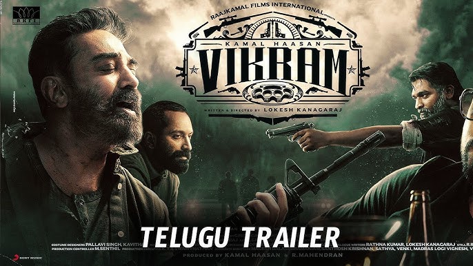  Ram Charan releases Kamal Haasan's Vikram Telugu trailer