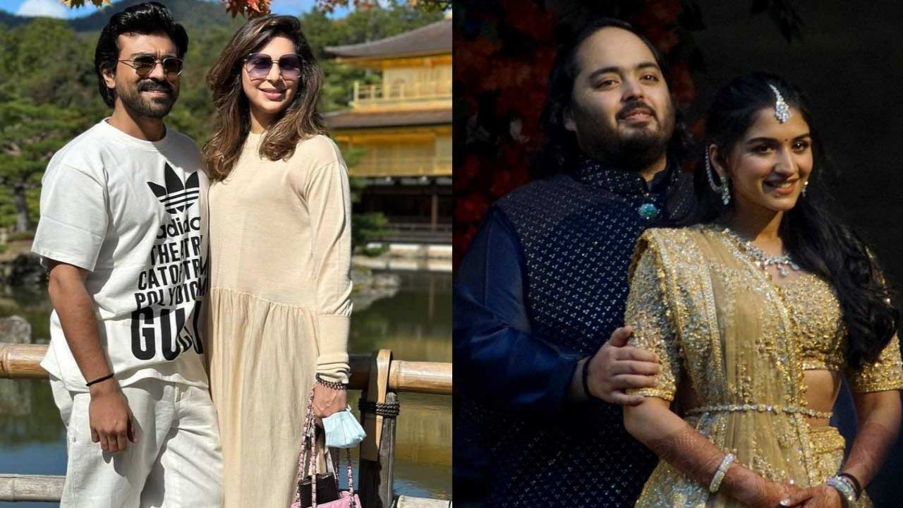 Ram Charan, Upasana at Anant Ambani pre-wedding festivities