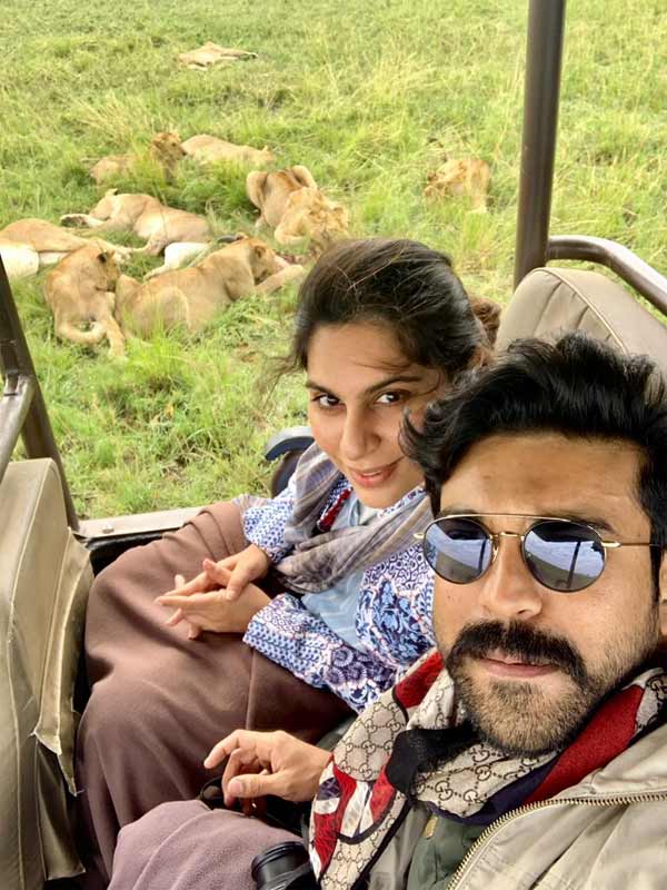 Ram Charan Upasana In Africa