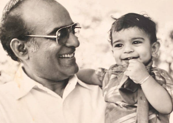 Ram Charan With Grandfather