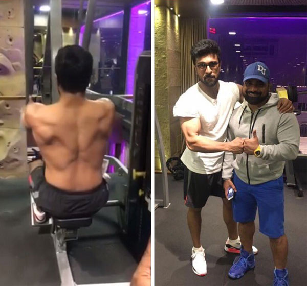 Ram Charan's Workouts in Gym for Dhruva Intro Song