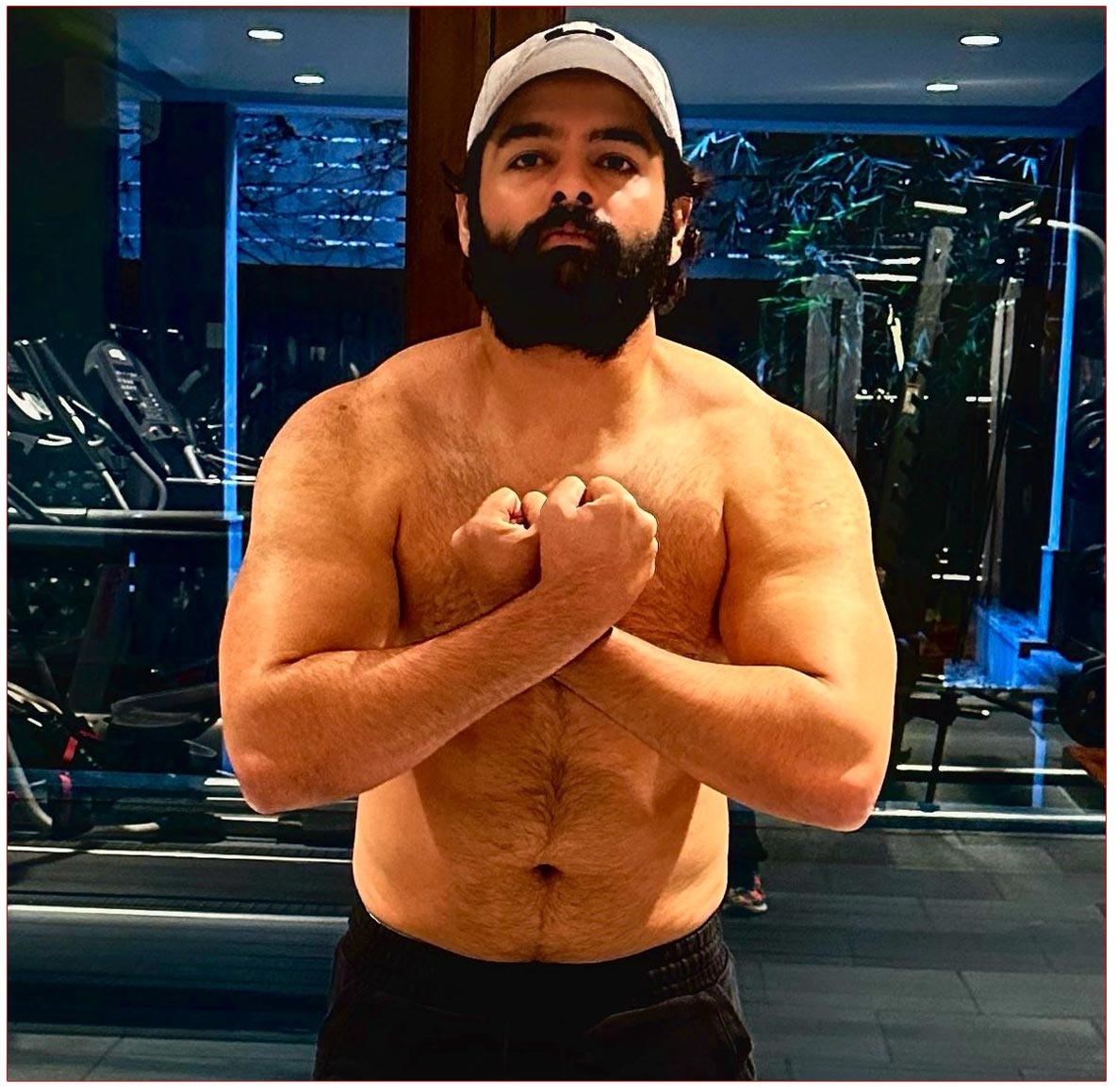 Ram Works Hard For His Physique In Skanda