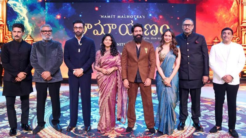 Ramayana pre release held, grand premieres planned