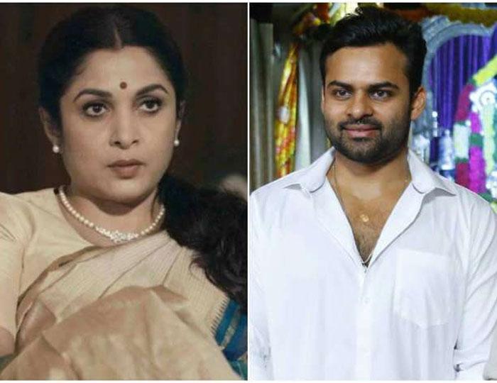 Ramya Krishna CM in Sai Tej's Film!