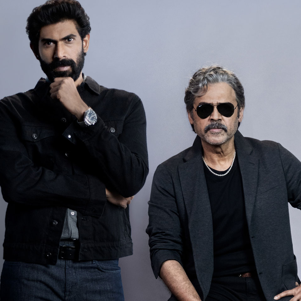 Rana on his webseries Rana Naidu with Venkatesh