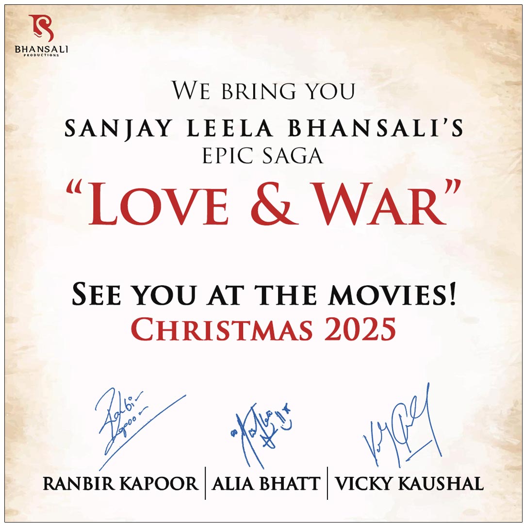  Ranbir, Alia, Vicky In Sanjay Leela Bhansali Direction