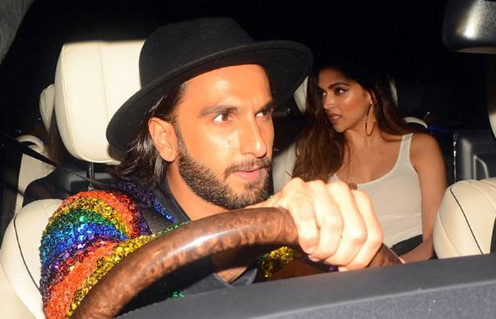 Ranveer-Deepika Couple at Ritesh's Birthday Party