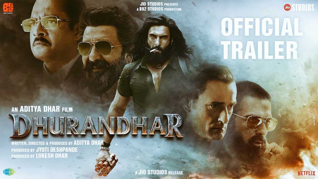 Ranveer Singh Action Soaked Dhurandhar Trailer 