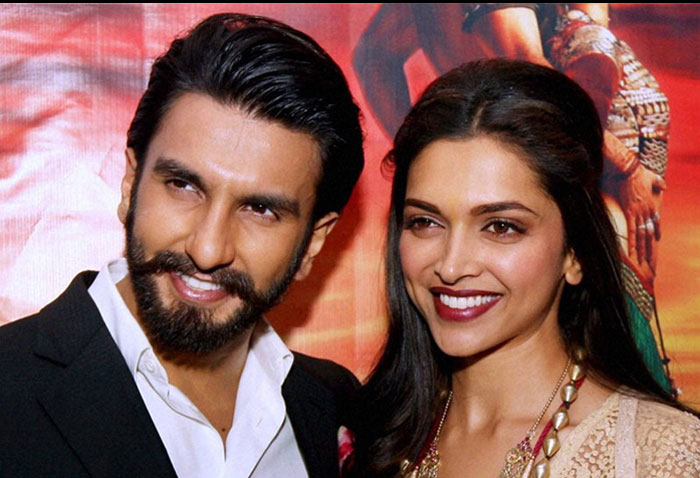 Ranveer Singh and Deepika Padukone 