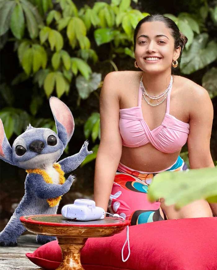 Rashmika Radiates In Pink