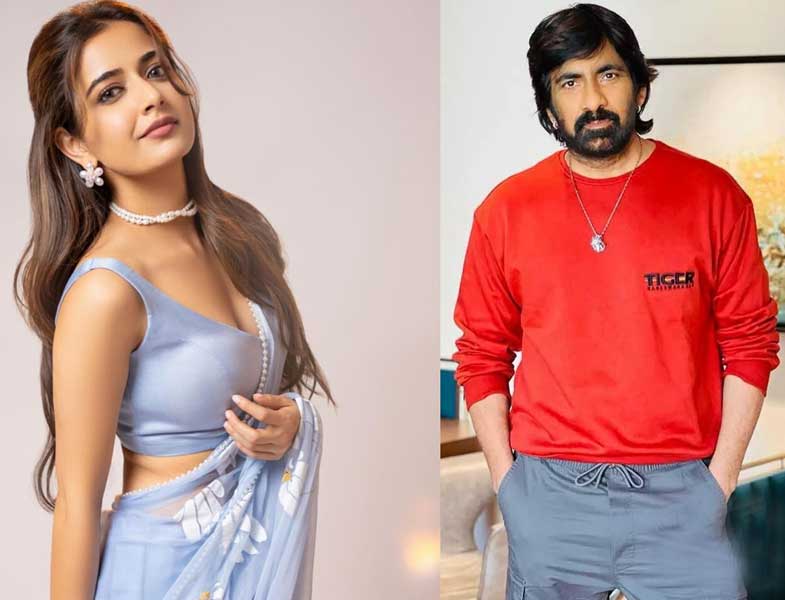 Ravi Teja dancing with Ashika Ranganath