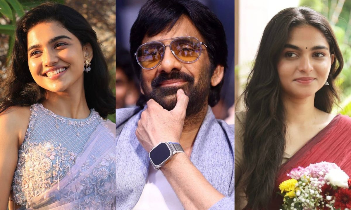 Ravi Teja romancing hot beauties in Anarkali