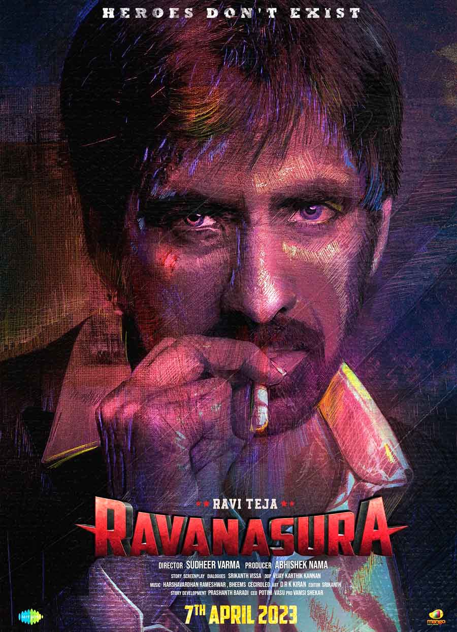 RaviTeja's Ravanasura Movie Arriving on April 7th 2023