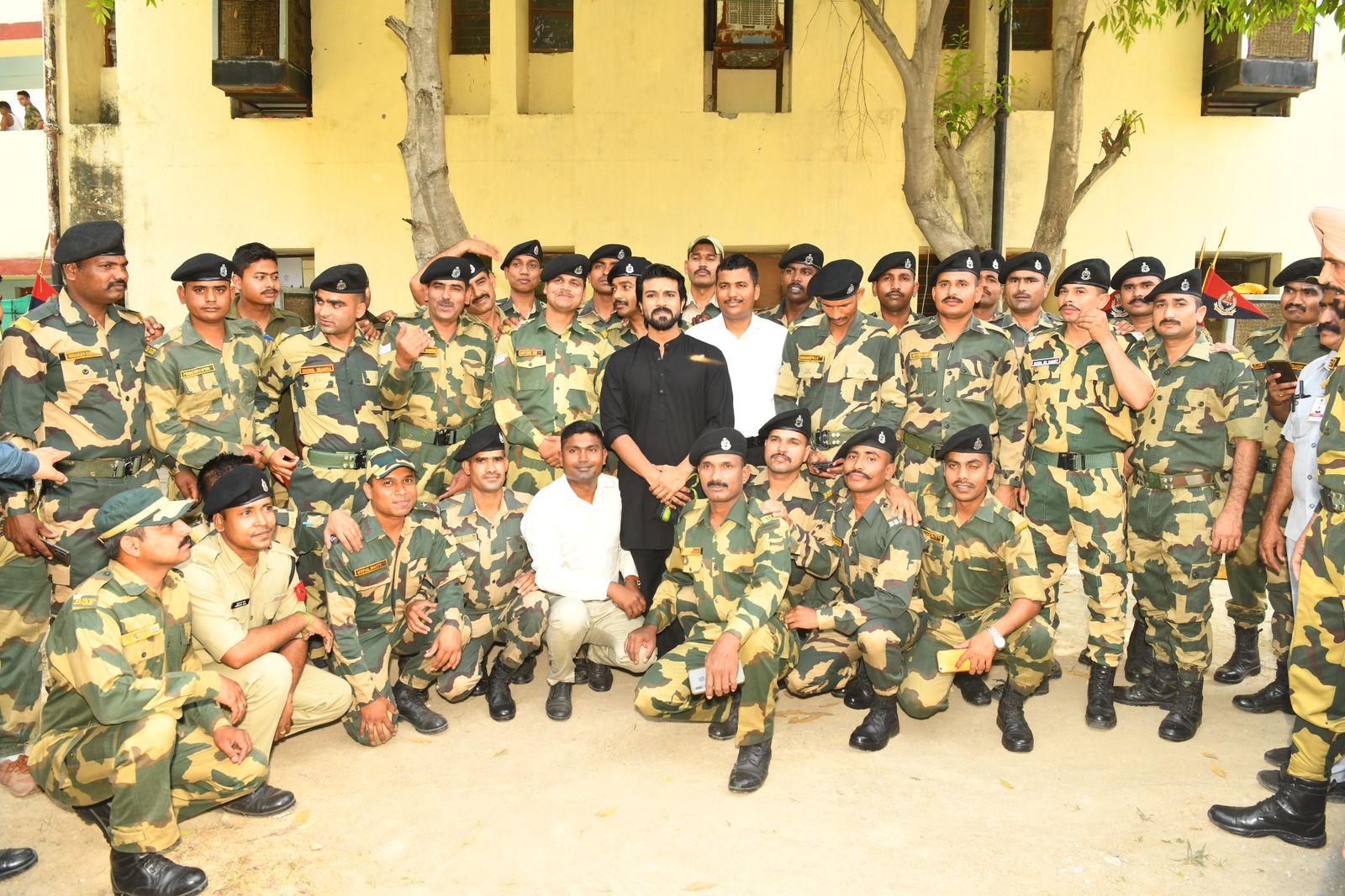 RC15: Ram Charan surprises BSF soldiers
